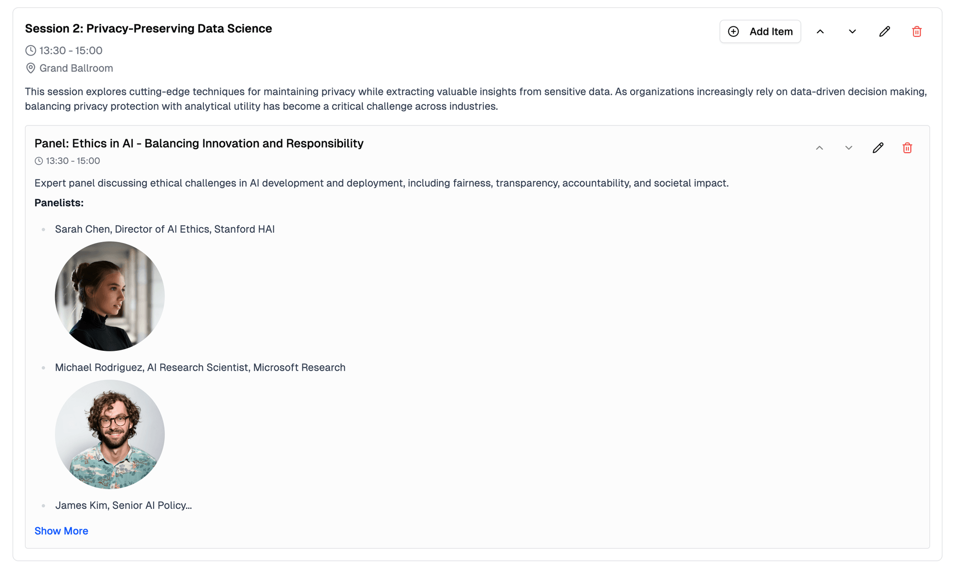 Generate conference programs effortlessly