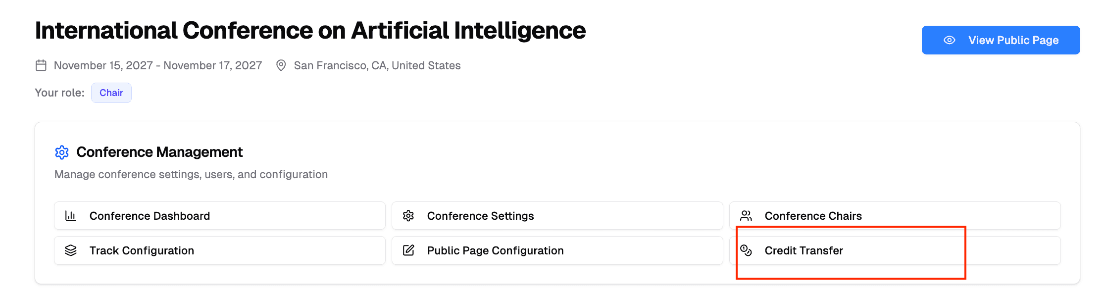 Find Credit Transfer