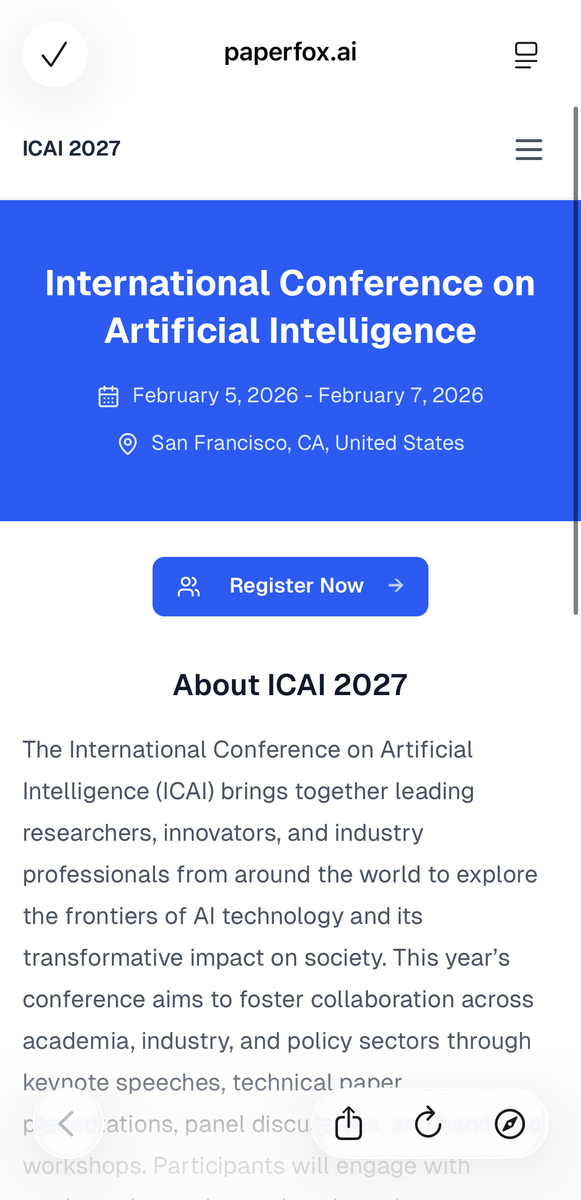 Conference Registration